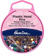 HEMLINE HANGSELL - Plastic Berry Head Pins, 34mm (200 pcs)